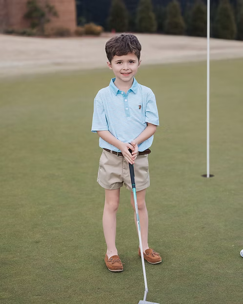 Youth Fairway Polo- Blue