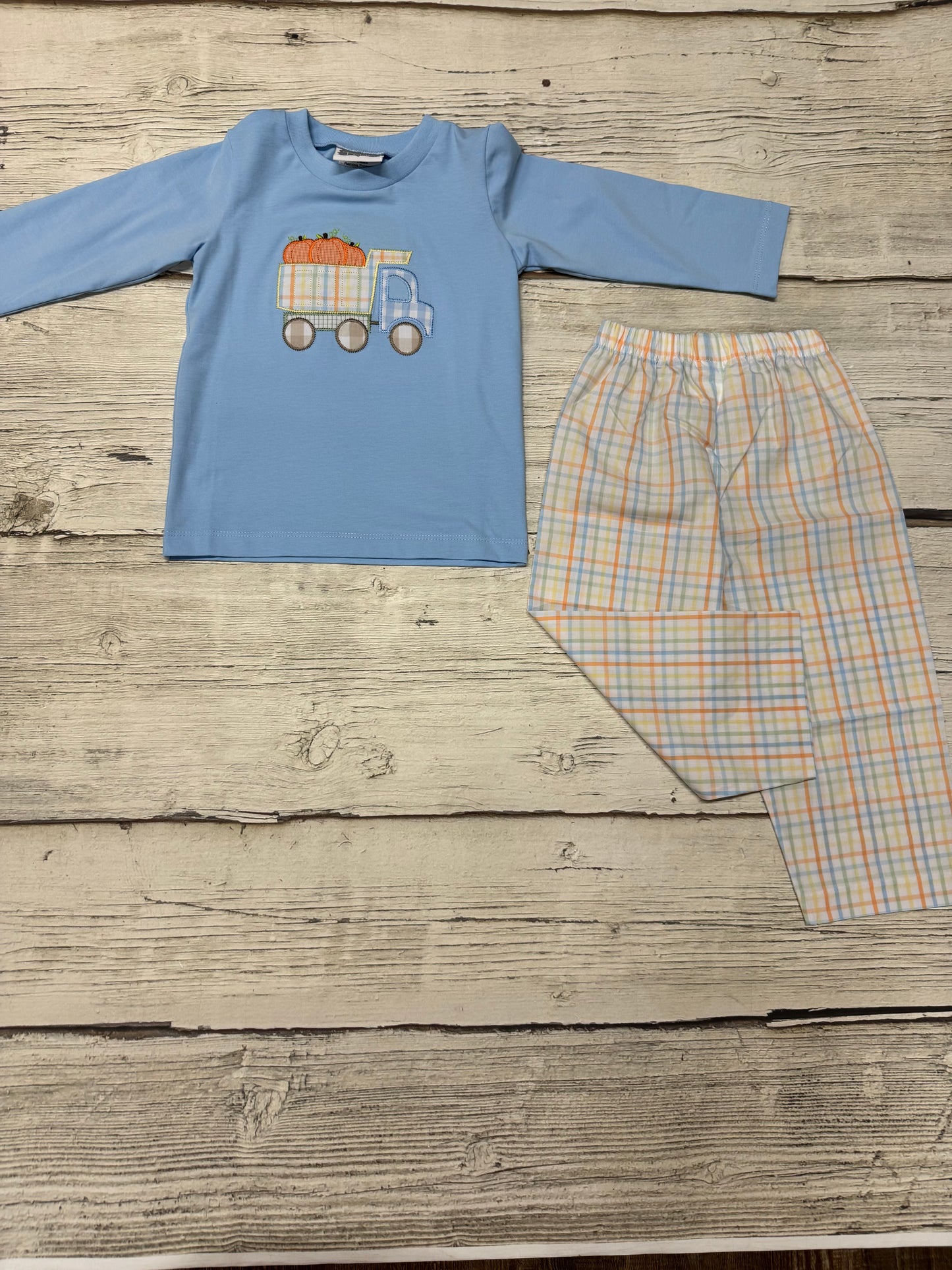 Pumpkin Truck Tee Set