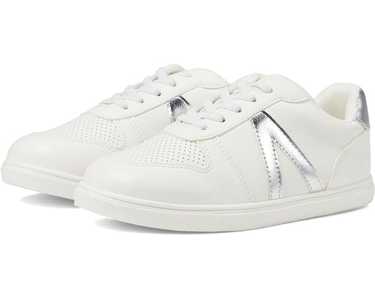 Girls Little Alt - White/Silver Shoe