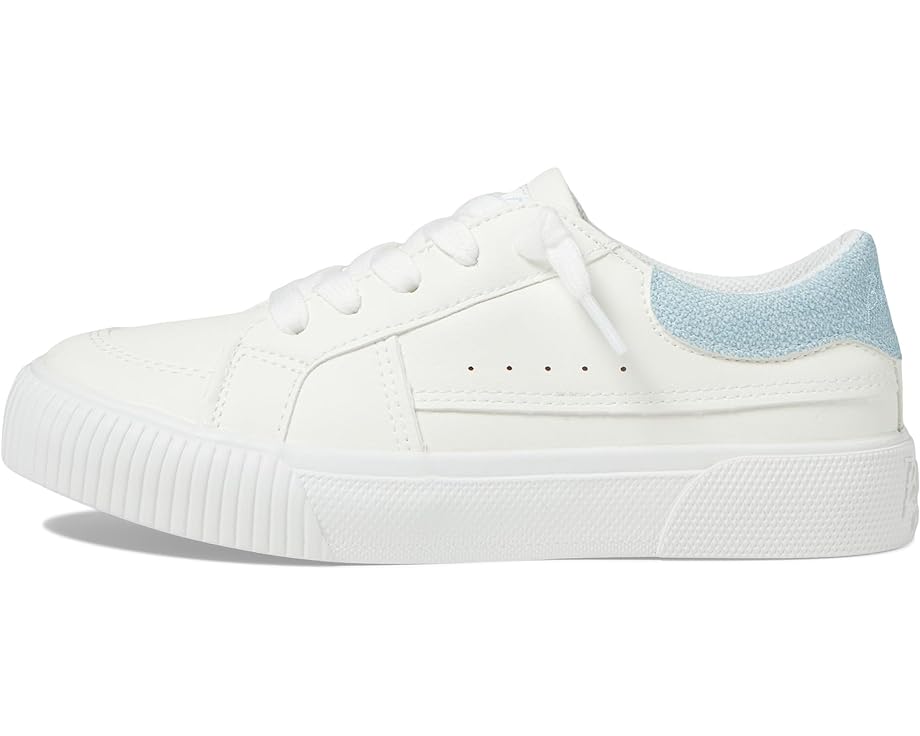 Cambria-K Leather White/Blue Shoe