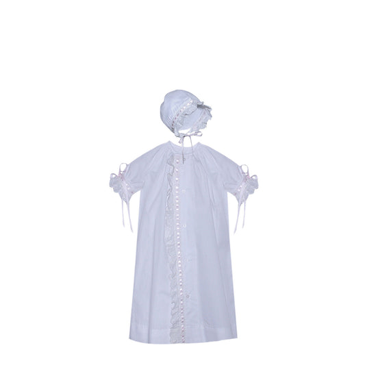 Finn Daygown - Eyelet Lace - Pink