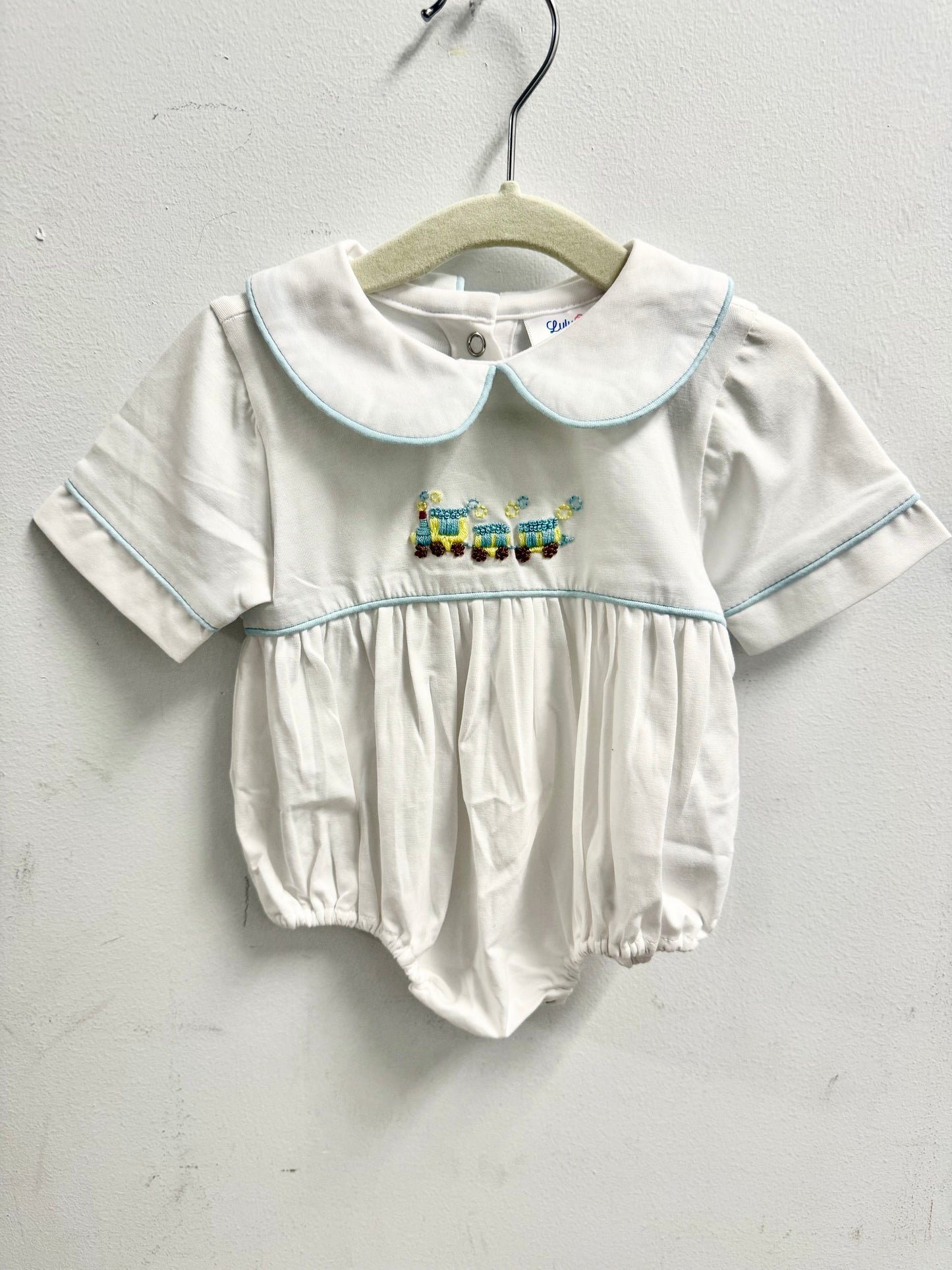 Train - White Emb Bubble