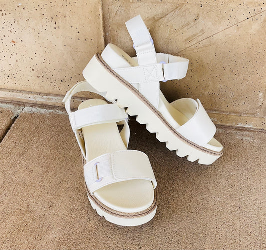 Girls Little Jony Sandal - Bone