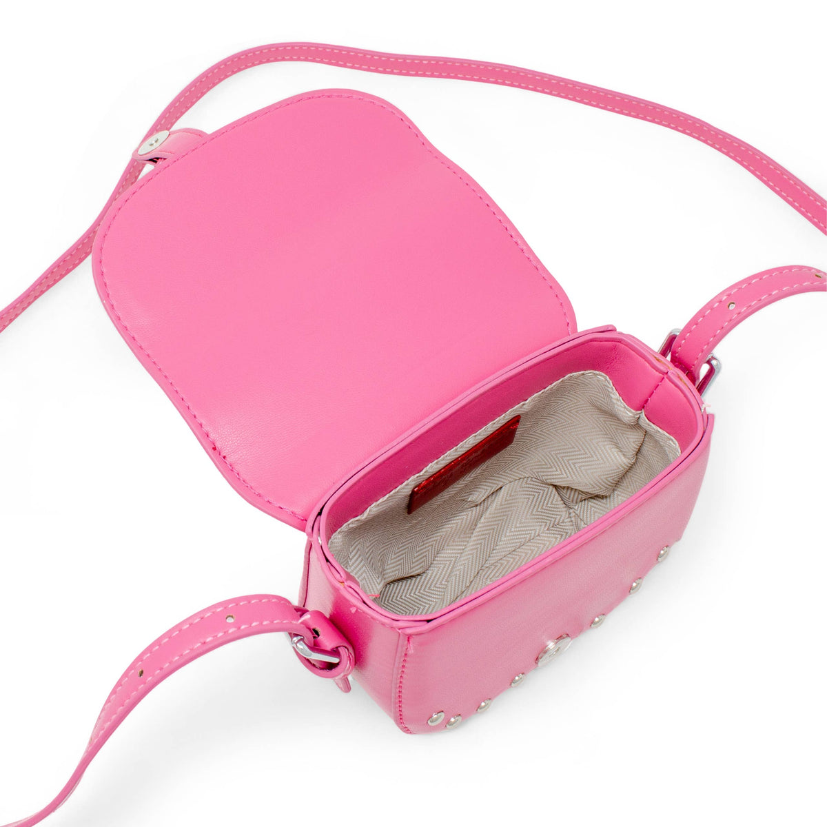 Saddle Stud Kids Handbag: Pink