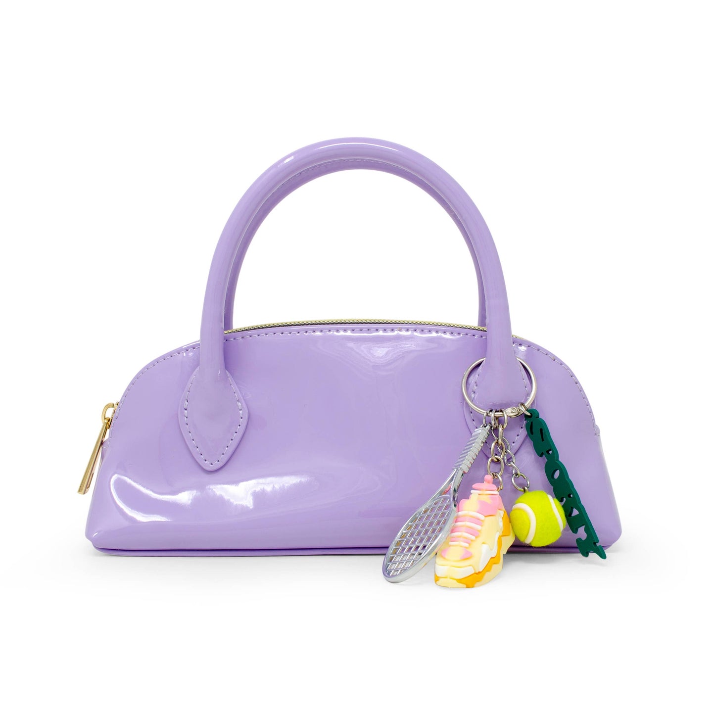 Sporty Charm Top Handle Bag: Pink
