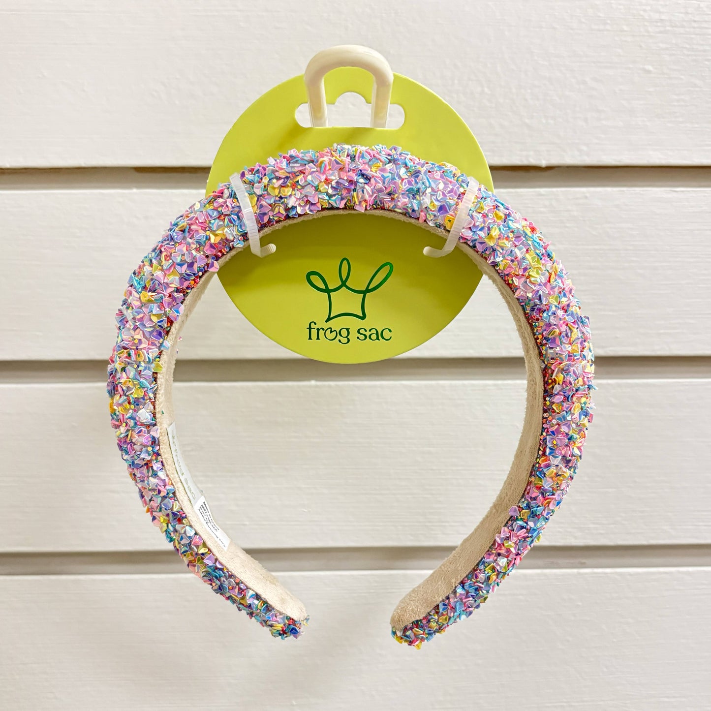 Kids Padded Headband - Chunky Sequin Hair Band: Multi-Colored