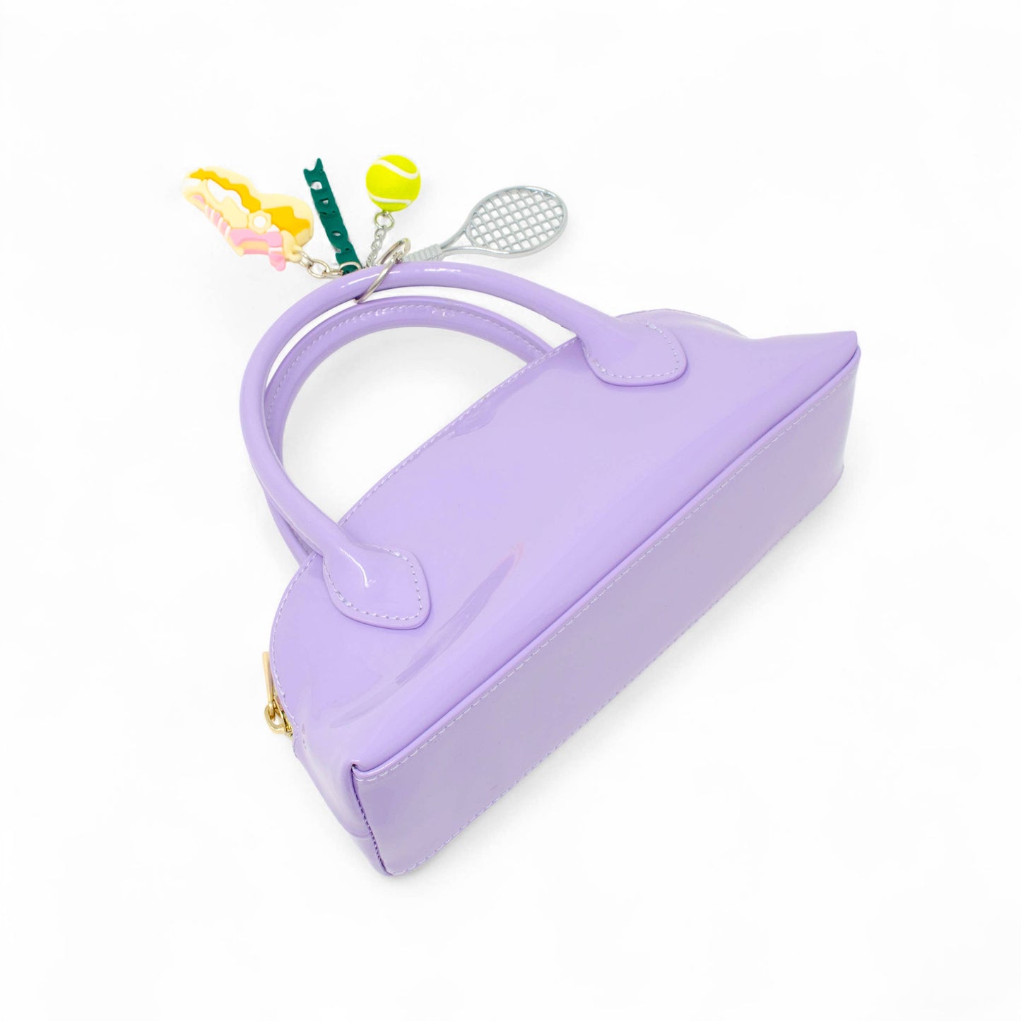 Sporty Charm Top Handle Bag: Pink