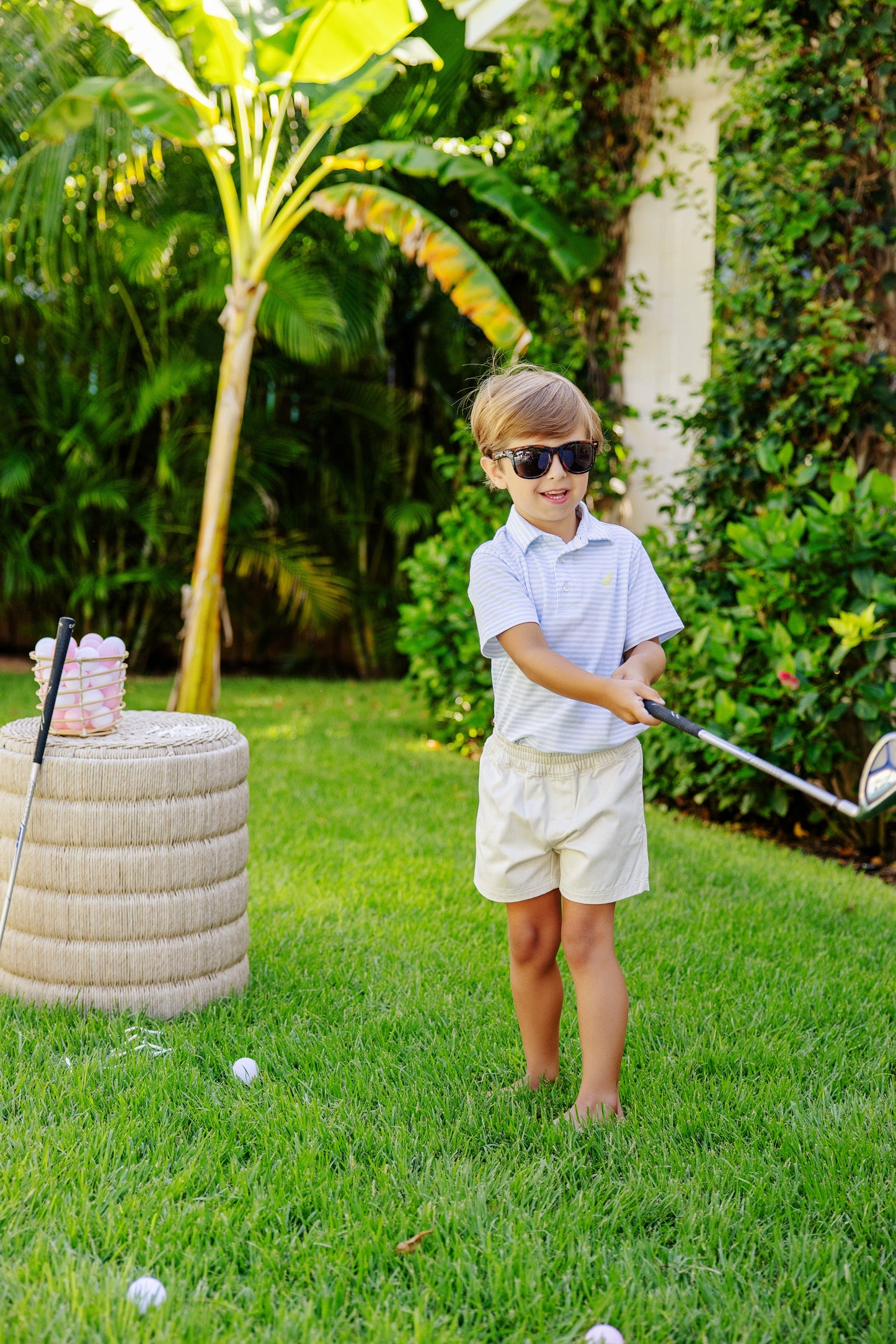 Prim & Proper Polo - Buckhead Blue Stripe