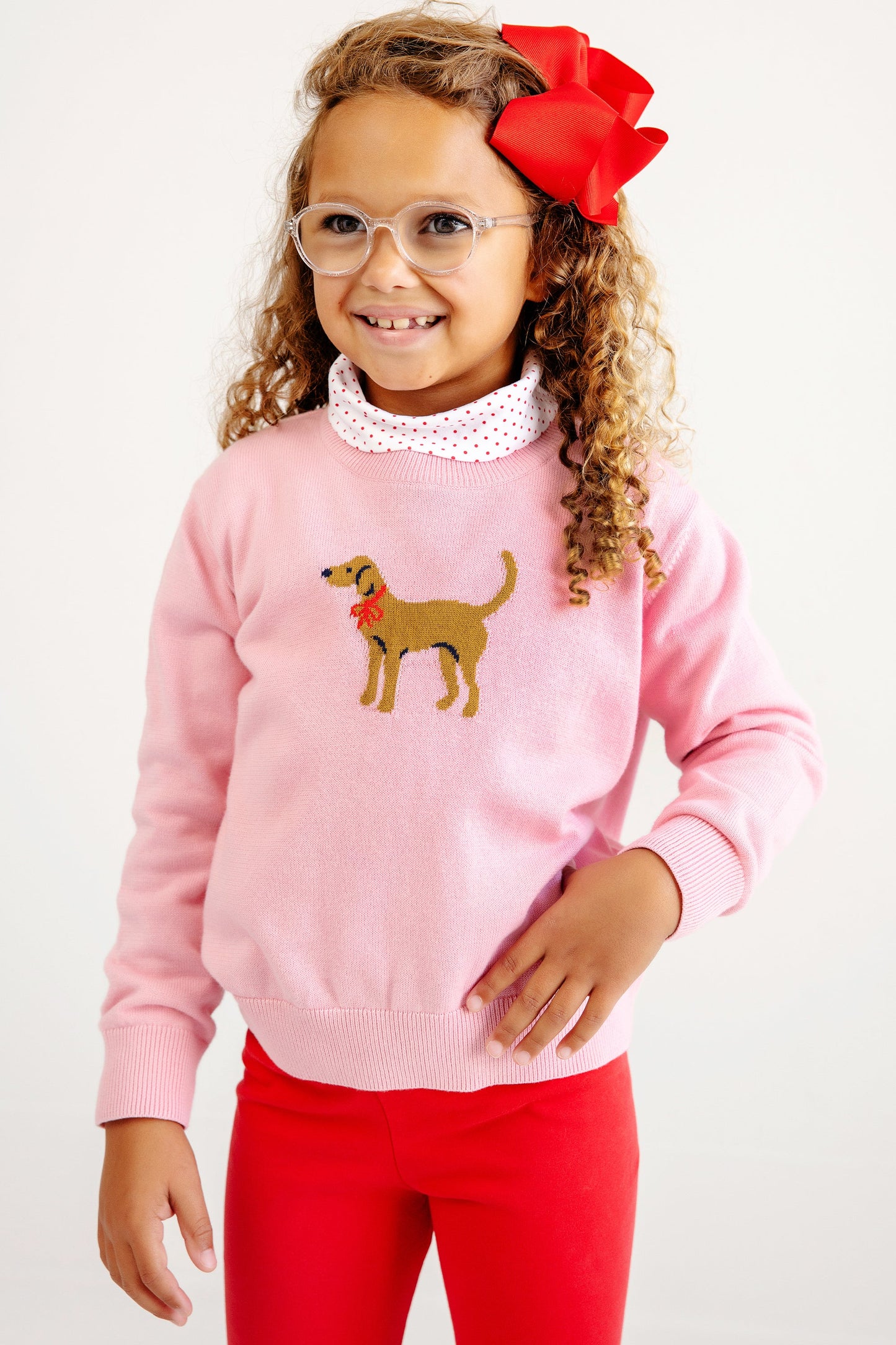 Isabelle's Intarsia Sweater - Dog Intarsia