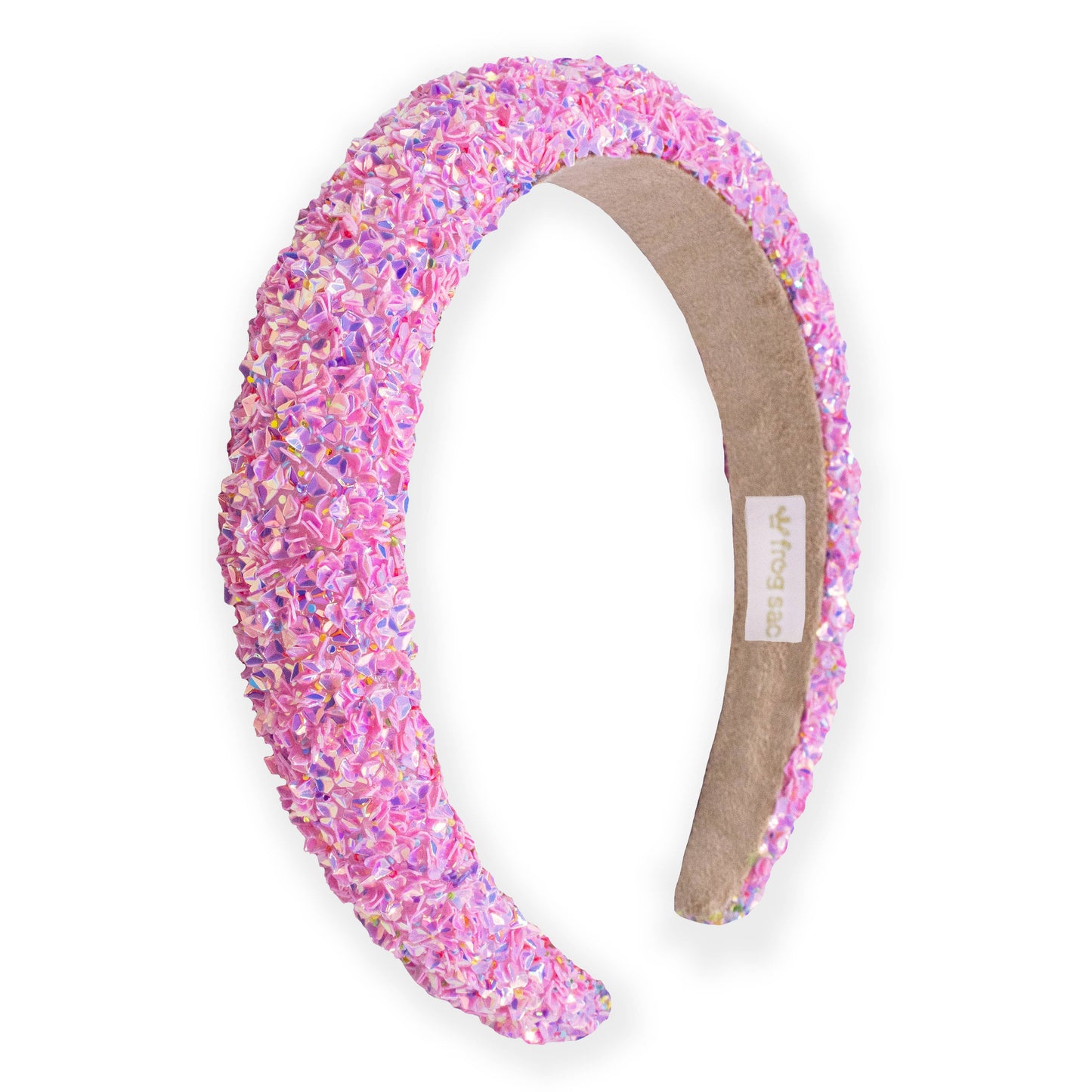 Kids Padded Headband - Chunky Sequin Hair Band: Multi-Colored