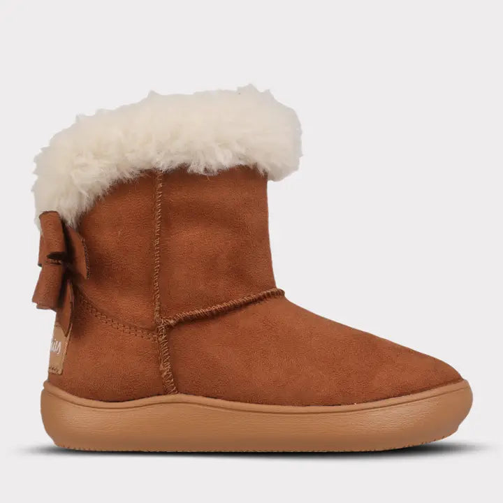 Daniela Girls Zip-Up Boot - Chestnut