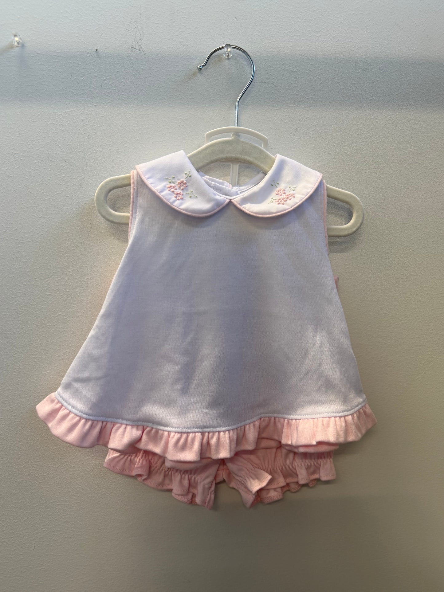 2 PC Set- Pink/White Flowers
