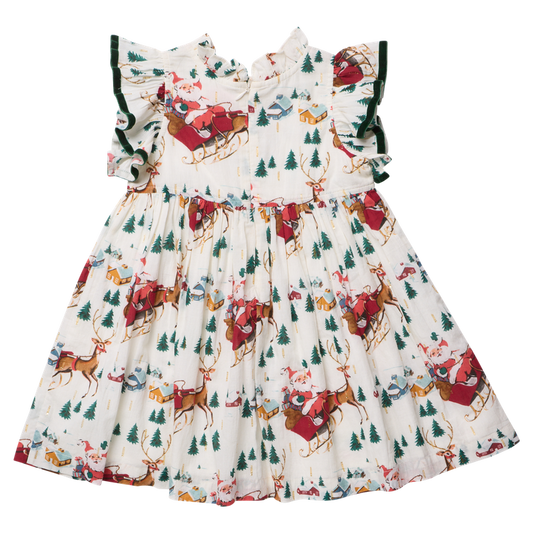 Jennifer Dress- Santa Sleigh