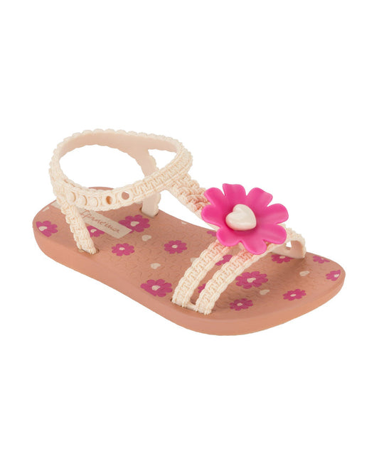 Daisy Baby Sandal - Pink/Beige