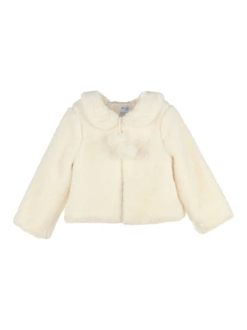 Cozy Fuzzy Coat - Ivory
