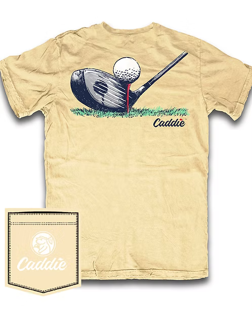 Youth Lined Up Tee- Yellow