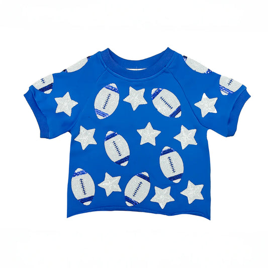 Royal Blue Football Top