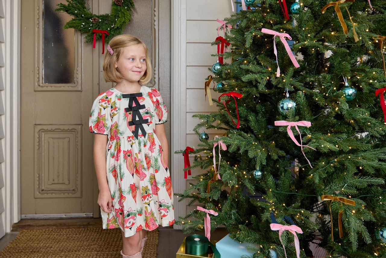 Girls Hermione Dress - Holly Bells