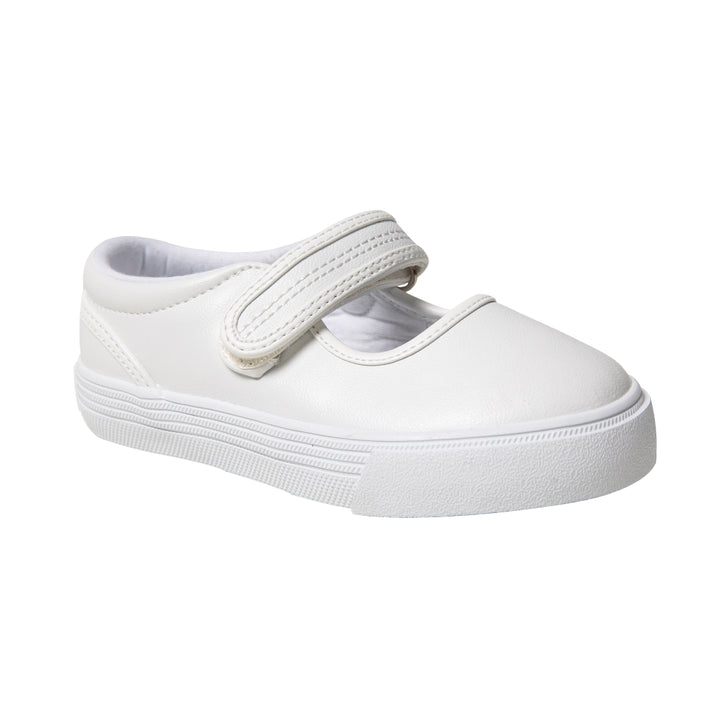 Jamie-Tumbled White MJ Shoe