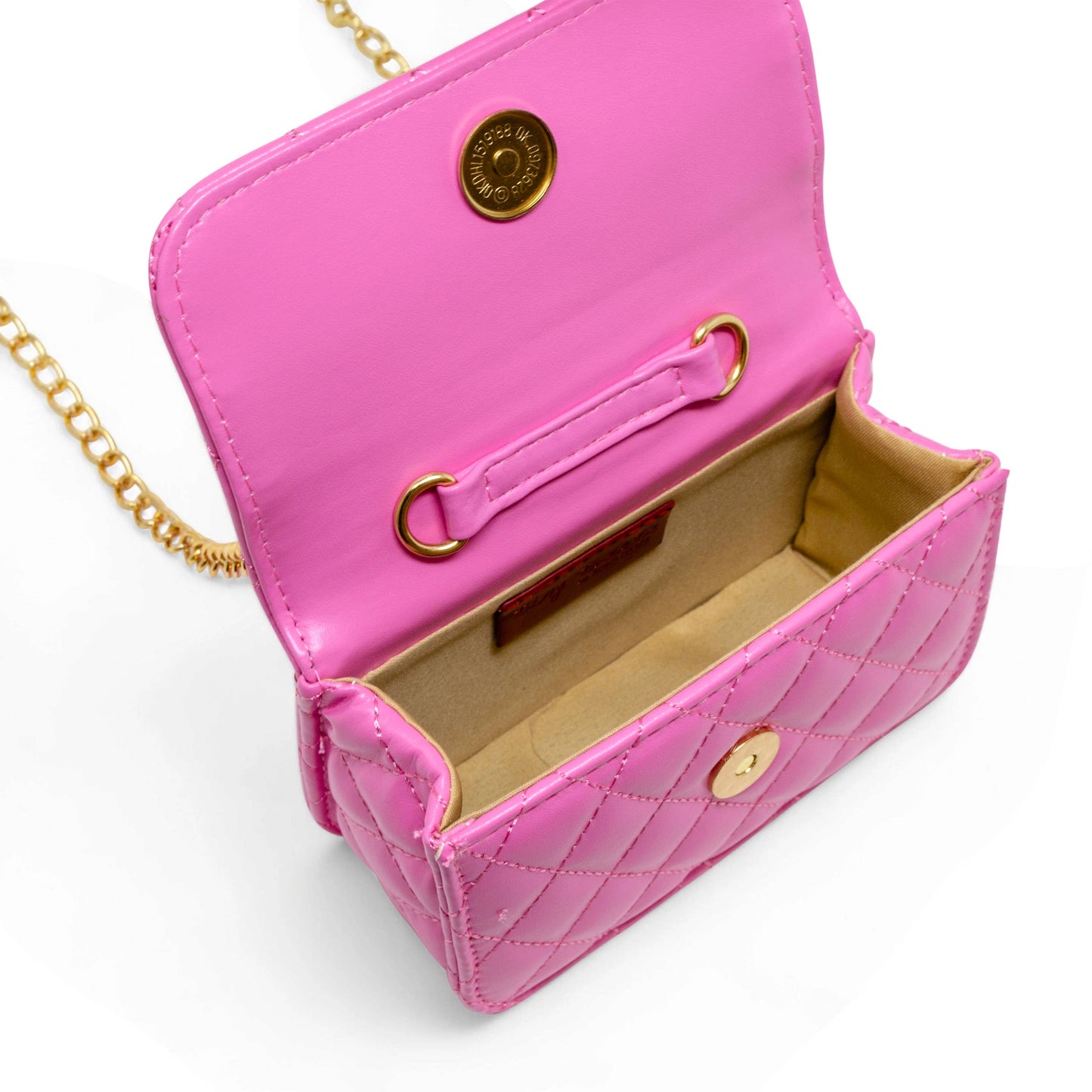 Girl's Classic Link Chain Top Handle Handbag: Gold