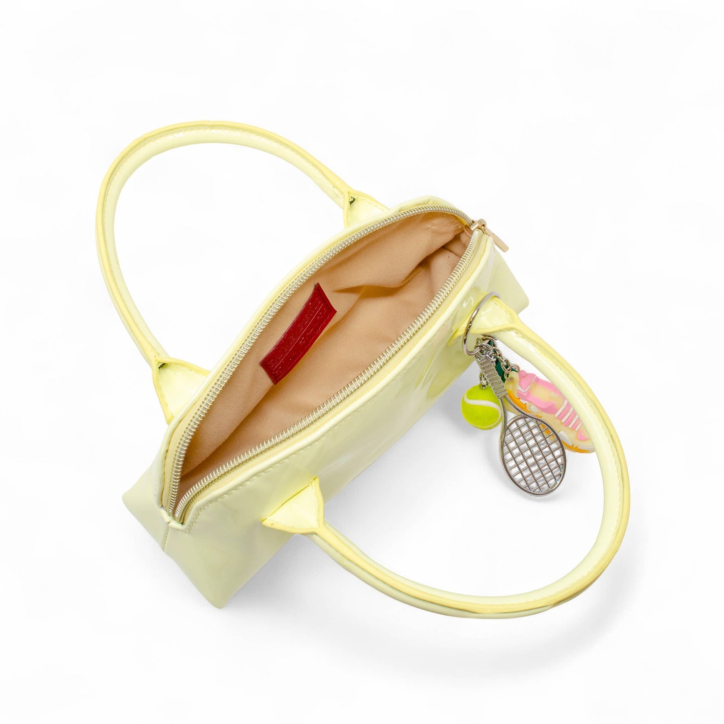 Sporty Charm Top Handle Bag: Pink