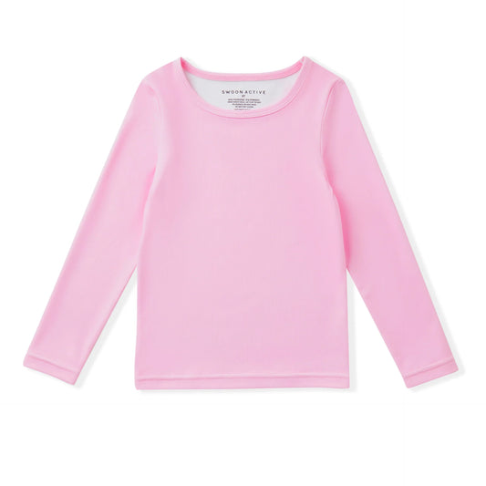 Active Pink Long Sleeve Top