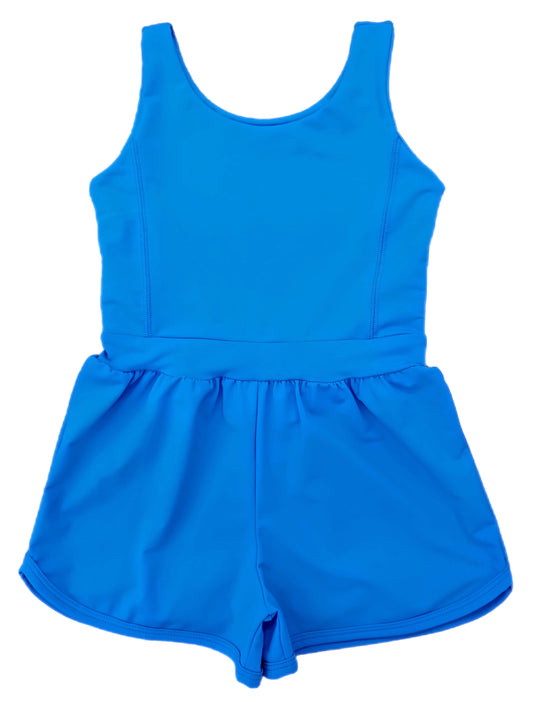 Athleisure Romper - Turquoise