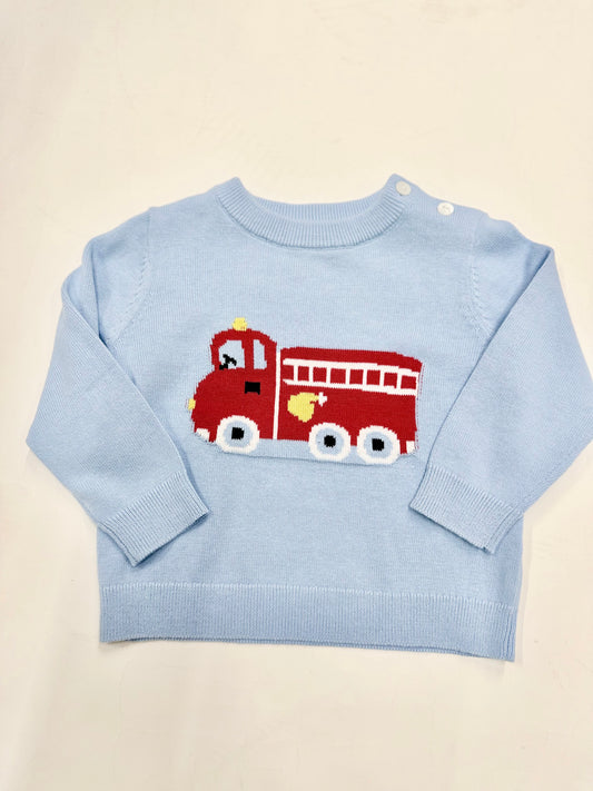 Fire Truck Sweater
