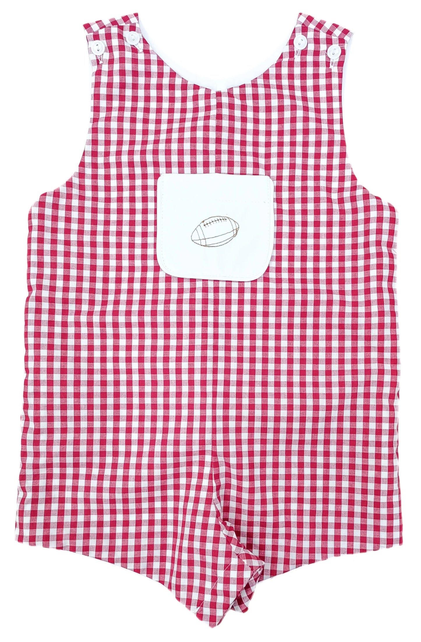 Gingham Football Jon Jon