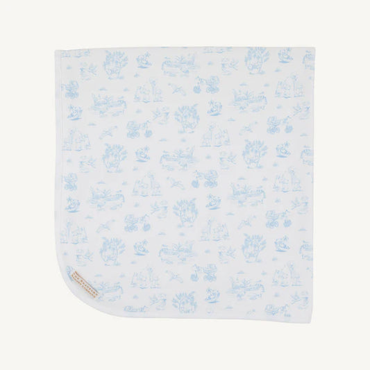 Baby Buggy Blanket Beale Street Blue