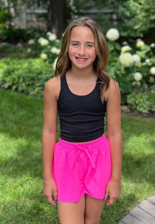 Butterfly Shorts - Bright Pink