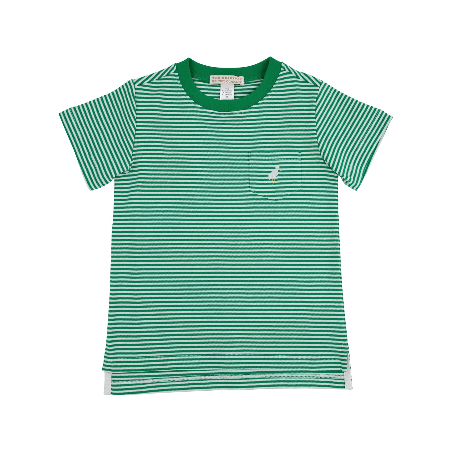 Carter Crewneck - Kelly Green Stripe