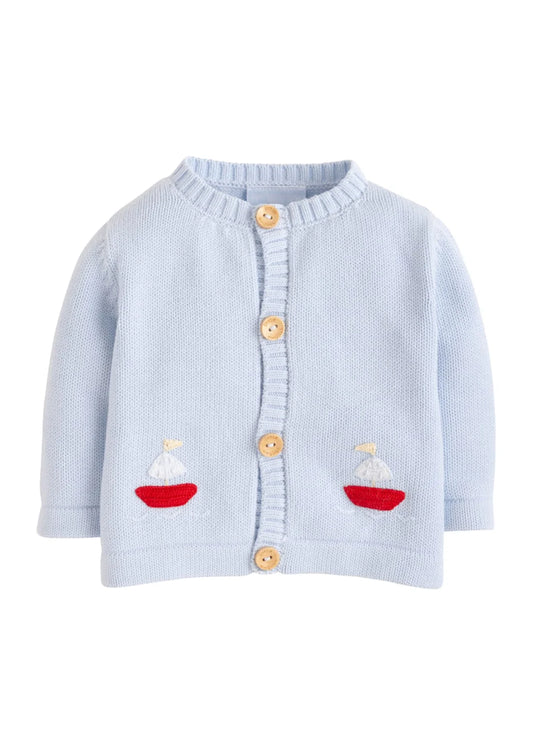 Crochet Cardigan - Sailboat