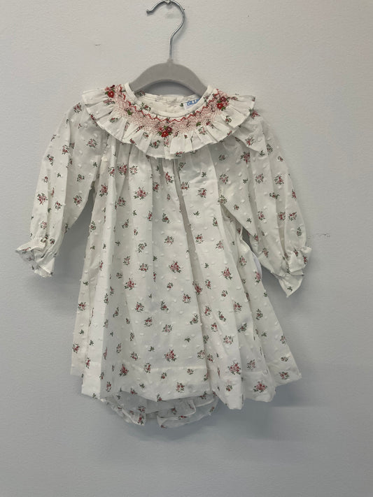 Plumetti Floral Smock Bishop- Pink