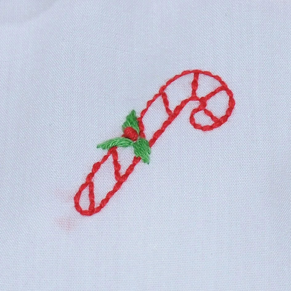Bailey Boy Candy Cane Diaper Set