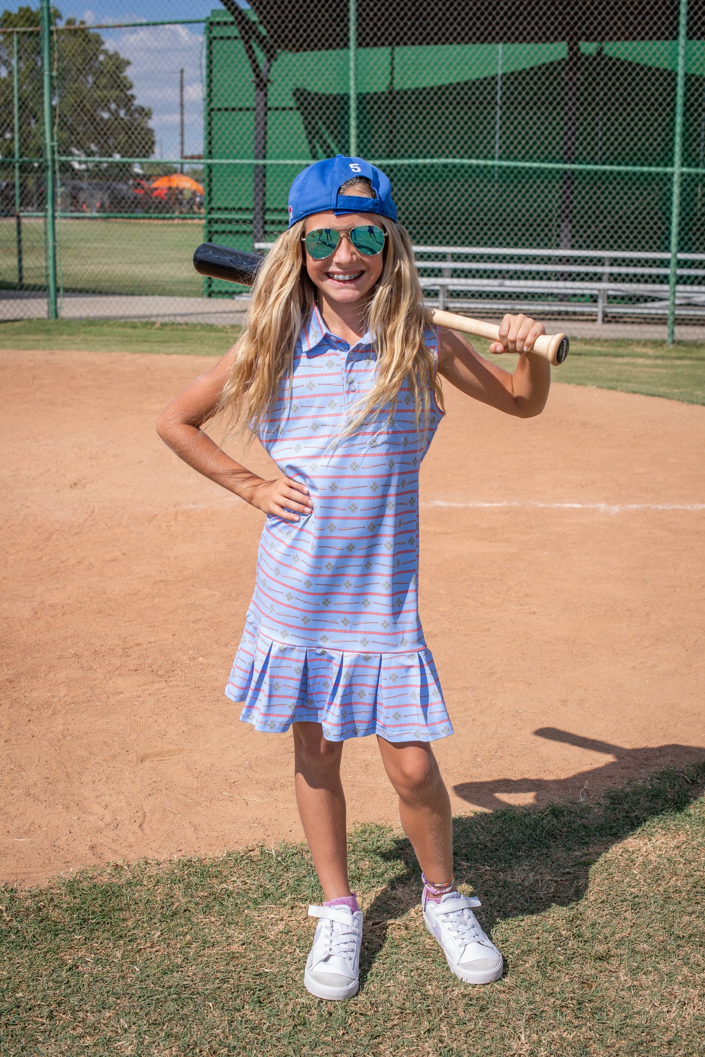 Extra Innings Perf Polo Dress