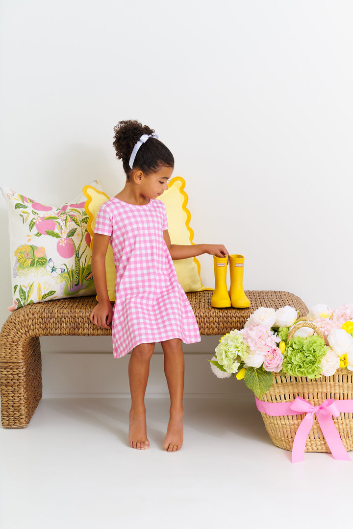 Hamptons Hot Pink Gingham Polly Play Dress