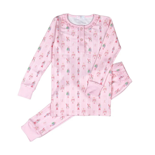 Pink Nutcracker Pima Two Pcs Loungewear