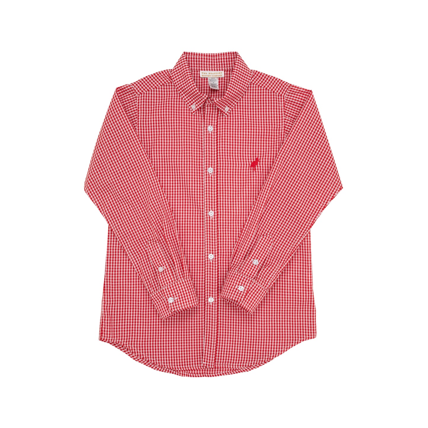 Dean's List Dress Shirt - Red Mini Gingham