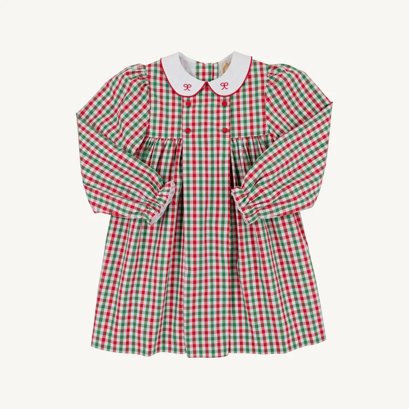 Della Marie Dress- Richmond Red/Kelly Green