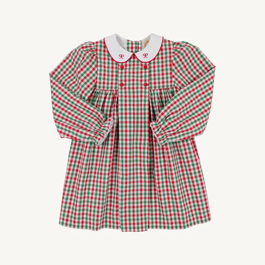 Della Marie Dress- Richmond Red/Kelly Green