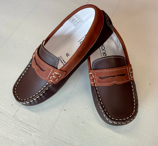 Boys Penny Loafer Cafe/Copper