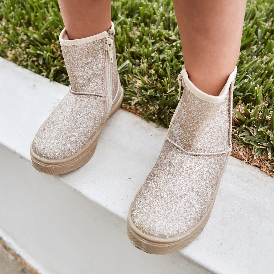 Frost Boot Gold Glitter