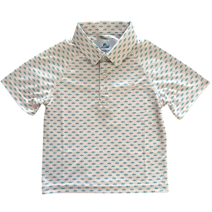 Performance Polo - Printed Fish