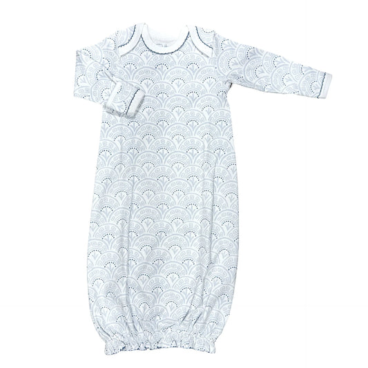 Gown- Blue Scallop