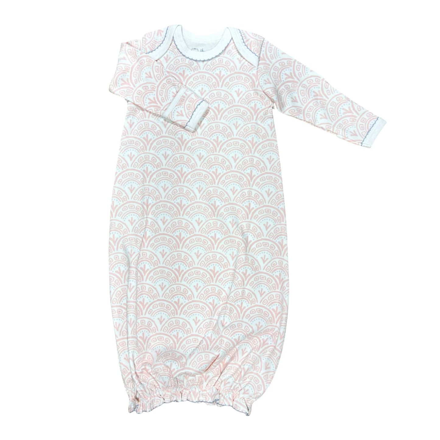 Gown- Pink Scallop