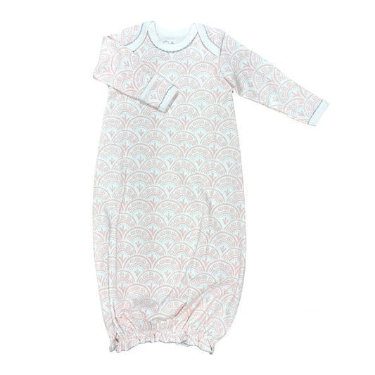 Gown- Pink Scallop