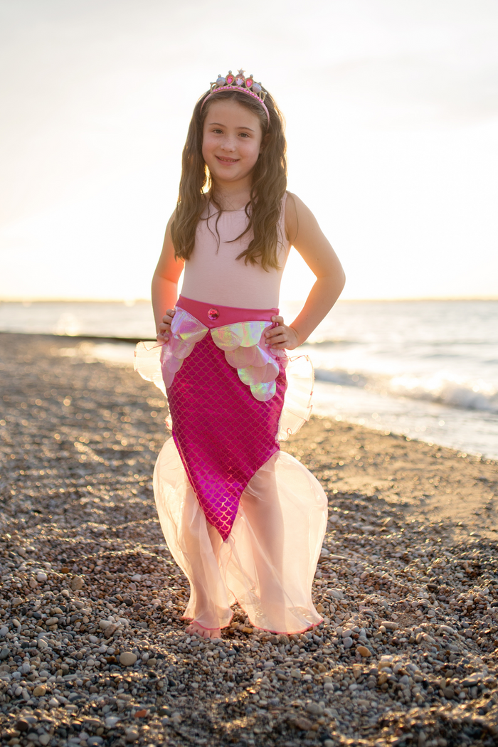 Mermaid Glimmer Skirt Set w/Tiara