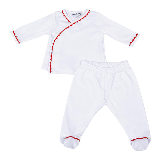 Holiday Baby Joy X-Tee Footed Pant Set