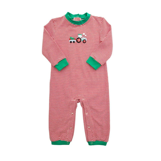 Christmas Tractor Romper